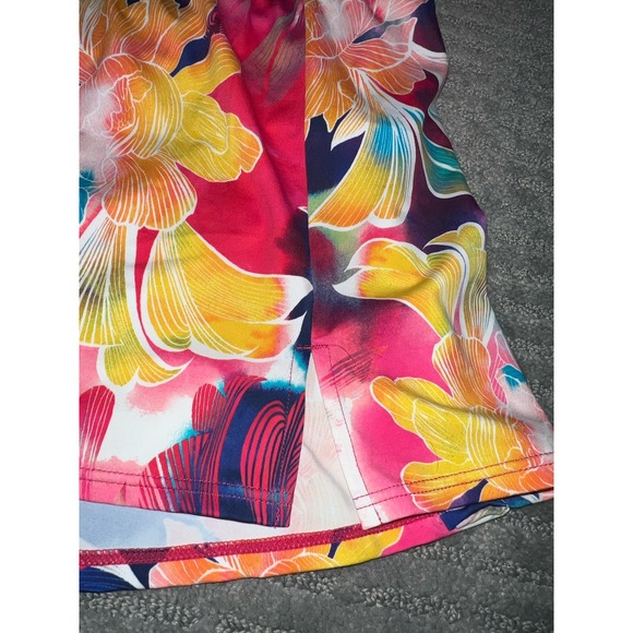 Miraclesuit x Talbots colorful Tropical Tankini botton skort. size 14 - Picture 2 of 7